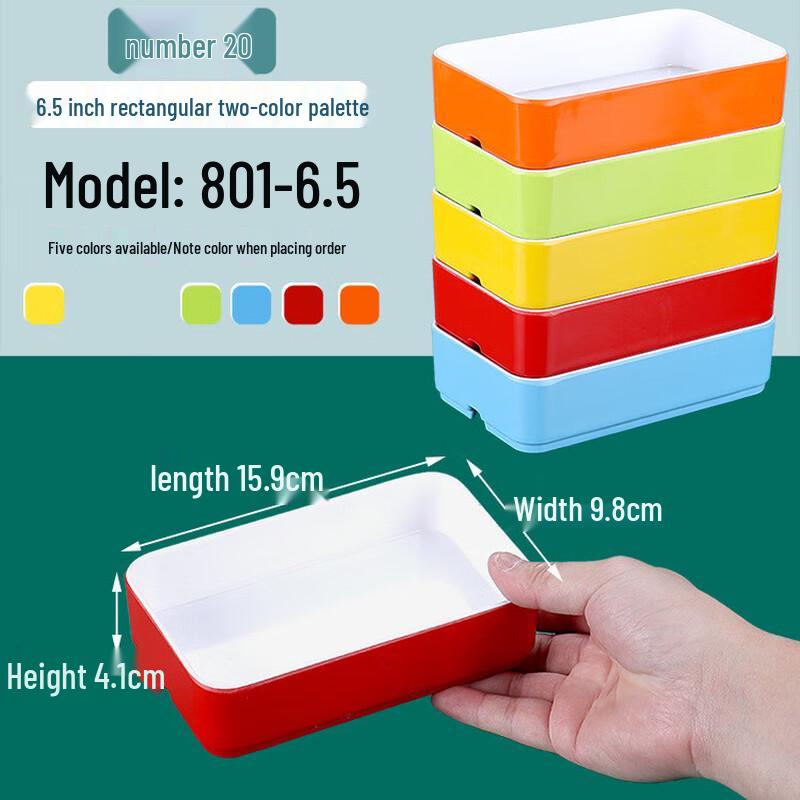 Colorful Plastic Display Plates for Hot Pot & Side Dishes