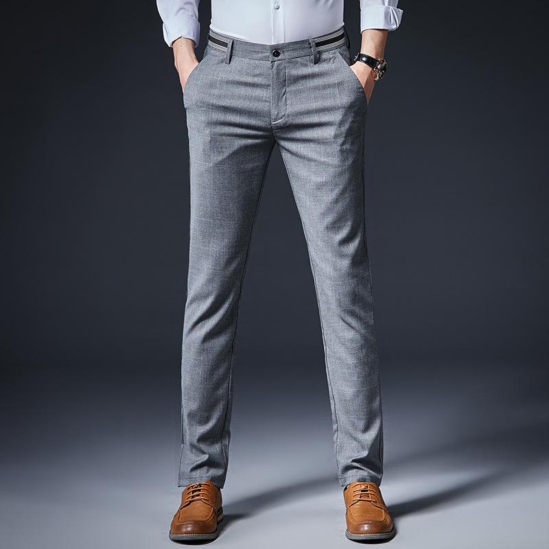 

Men s Slim Fit Plaid Stretch Pants (2025 Summer/Autumn New) - Go One Size Up for a Looser Fit 34