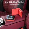 BAGD7 Car Sticker Men Wallet Carbon Fiber Coins ID Credit Card Holder License Passport Bag Gift For BMW 1 2 3 4 5 7 Series X1 X2 X3 X4