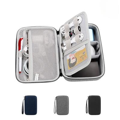 Large Capacity Travel Electronics Accessories Organizer Tablet Hard Disk Cable Portable Storage Bag Airbag Anti Shock and Anti Fall
