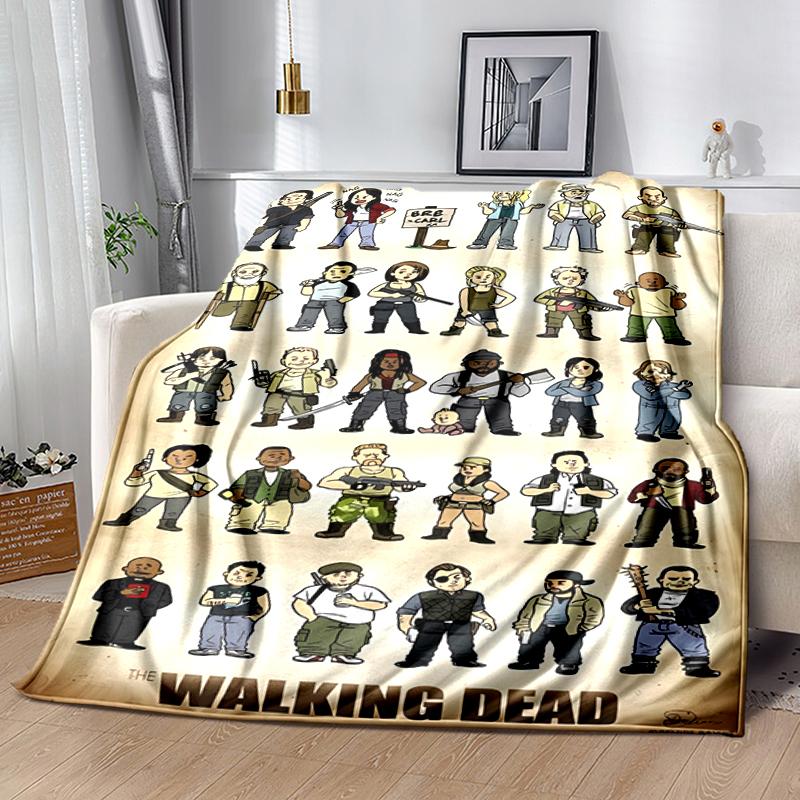 1pc Blanket The Walking Dead Daryl Dixon3 Print Design, Lightweight Blanket for Sofa, Bed- Soft &Warm, Gift for All Seasons like Christmas, Halloween