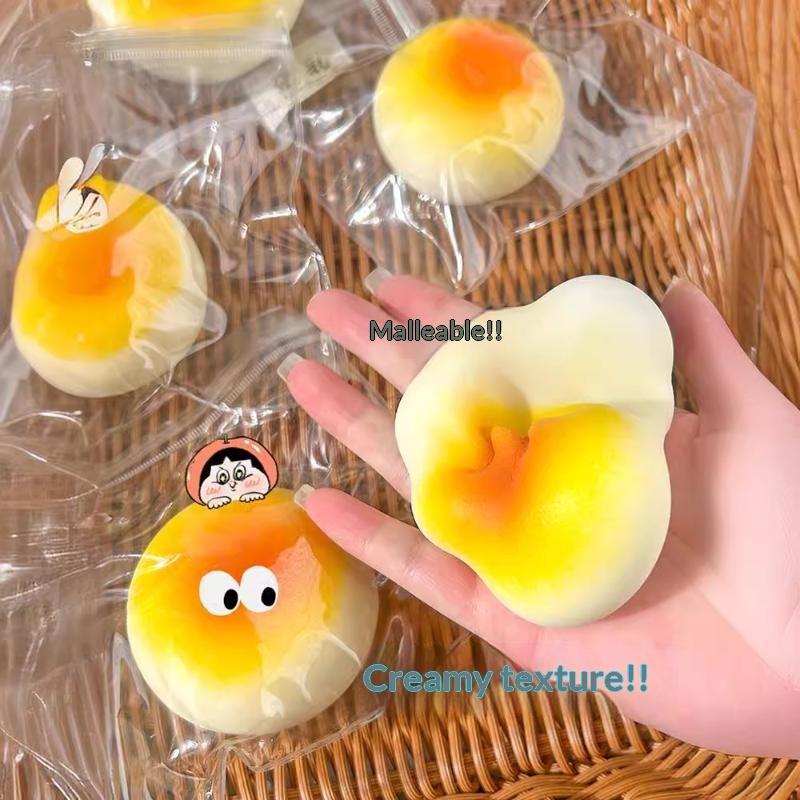 1Pcs Simulation Dessert Squishies Slow Rebound Squeeze Toy Cute Soy Milk Pudding Stress Ball Anxiety Relief Sensory Fidget Toy