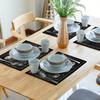 4 Pezzi, Sottobicchieri Stile Lavagna per Arte del Caffè, Lavabili, Adatti per Feste, Decorazioni per la Casa