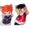 Cartoon Hinata Shoyo Kozume Kenma Hand Puppet Haikyuu Doll Clothes Can Be Taken Off Kuroo Tetsurou Kei Tsukishima Kawaii Puppet