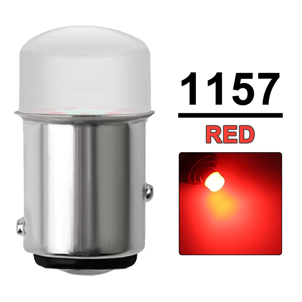 2-20 PCS P21W 1156 BA15S 1157 BAY15D LED Bulbs For Turn Signal Parking Backup Lights 800LM 12V 3014-9SMD 6500K White Red Yellow