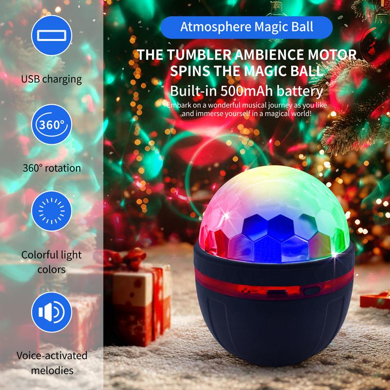 USB LED Galaxy Ball Projector Night Light with Remote Control, Home Ceiling Party Atmosphere Decor Lamp