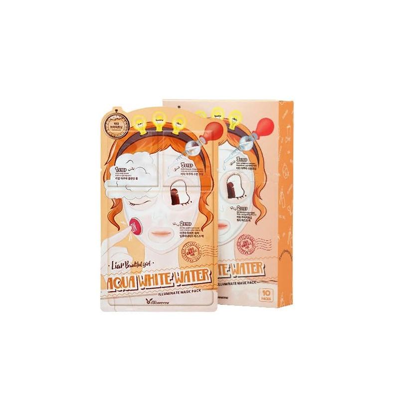 

Elizavecca - Aqua White Water Illuminate Mask Pack Set 10pcs