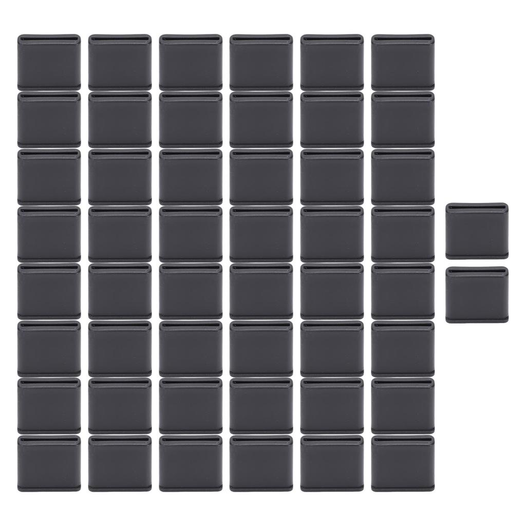 50PCS Folding Drip Tape Row Ends Plastic Drip Tape End Closure Connectors for 5 8 Inch Drip Tape Irrigation System