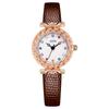 Orologio da Donna in Vera Pelle con Fantasia Serpente Impermeabile Colorato con Strass Lusso Mini Orologio da Polso al Quarzo da Donna Business