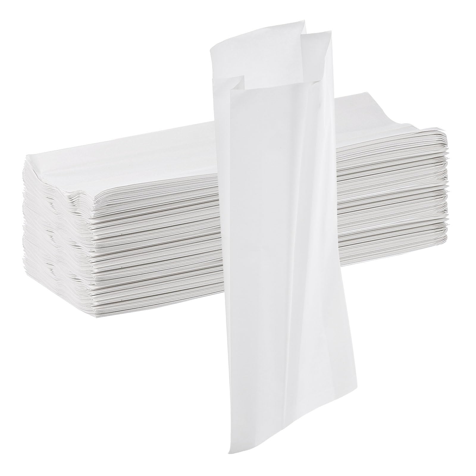 

uxcell Kraft Paper Sandwich x Greaseproof Paper Cookie Paper Snack Bags for Home Bakery and Shop White 200-Piece Bags, 9.1 3.5 Bags, Bread,