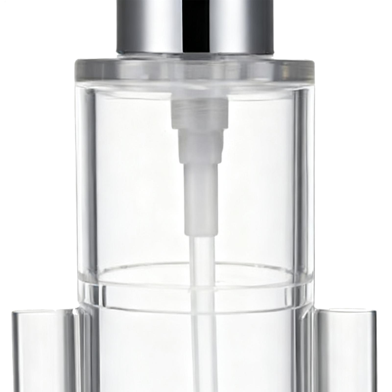Soap Dispenser Clear Acrylic Refillable Bottle Christmas Soap Dispenser For Kitchen Sink For Counter Home Decor Office Apartment