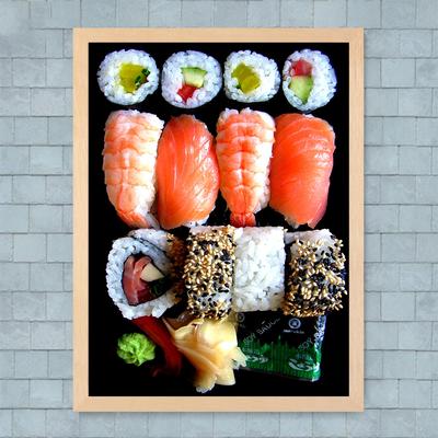 Japon yemeği suşi posterler Modern restoran yemek salonu dekorasyon somon karides tuval baskılar duvar resmi resmi ev çıkartmaları