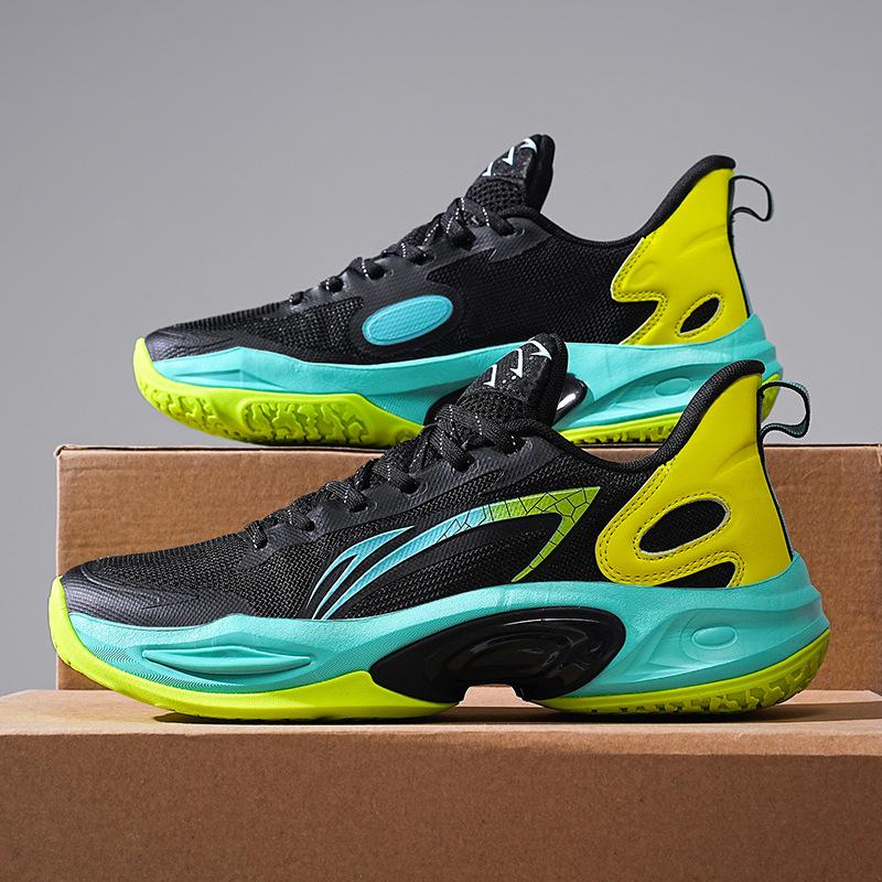 Practical Basketball Shoes Men's Flash 10 Sonic 12 Women's Non-slip City 12 Breathable Students Low-top Sneakers Ultra-light
