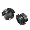 2Pcs 17mm Ball Head To 1/4 Thread Adapters for Tripods Camera Mounts and Action Cameras Providing Flexible Installation