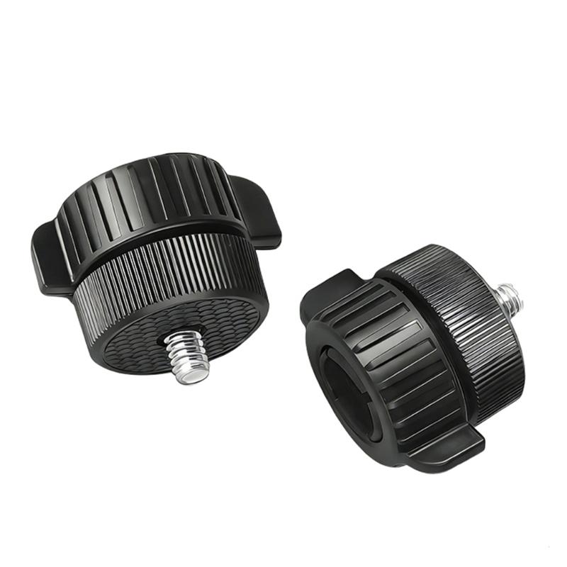 2Pcs 17mm Ball Head To 1/4 Thread Adapters for Tripods Camera Mounts and Action Cameras Providing Flexible Installation