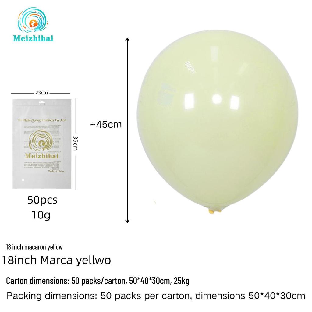 Colorful Macaron Balloons: Round Dopamine Balloons for Children's Birthday Party Decoration
