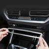 Carbon Fiber ABS Car Center Console Volume Frame Decorative Cover Trim Sticker Auto Accessories For BMW 3 Series G20 G28 -21