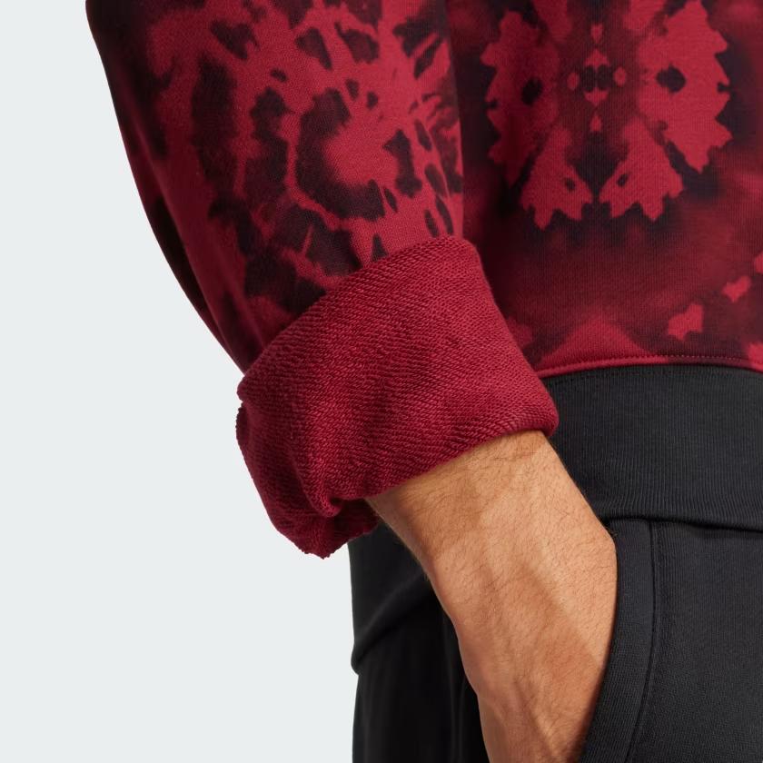 adidas MUFCCNY FW24 Mode Bequemes Vielseitiges Pullover-Sweatshirt Herren Sweatshirt Mehrfarbig JF0364