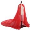 Ghost Cosplay Bride Adult Hooded Cape Cloak Gauze Material Women White Red Black