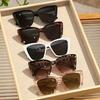 Trendy Large Frame Cat Eye Sunglasses For Women Men Retro Square Sun Glasses UV400 Protection Shades Fashion Driving Eyewear
