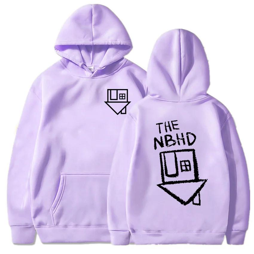 2025women and Men Clothes The Neighbourhood Band Printing Sweatshirts Unisex Streetwear Winter Soft Comfortable Hooded Pullovers