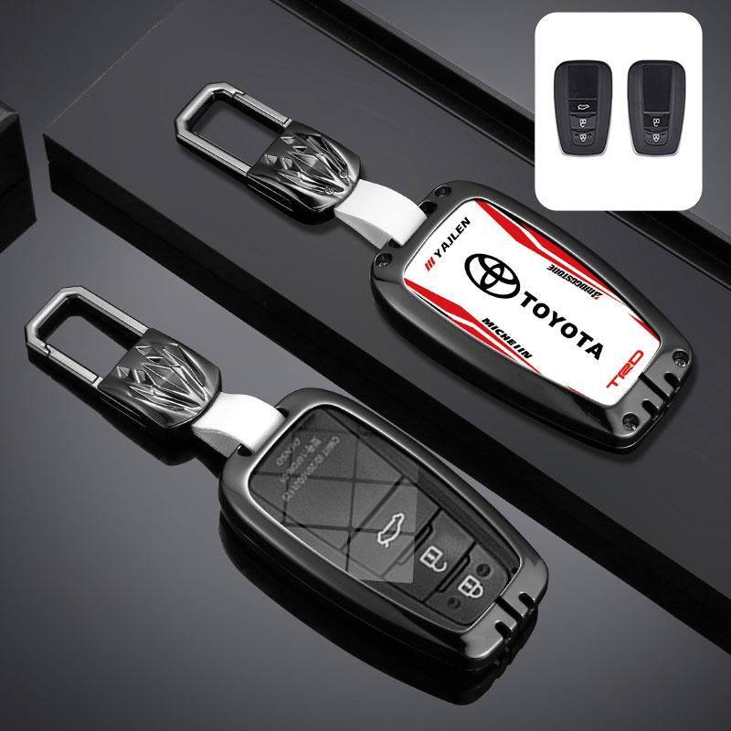 Custodia Portachiavi Auto in Lega di Zinco Stile Sportivo Calda Per Toyota CHR Camry Corolla RAV4 Highlander C-HR Prius Land Cru