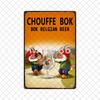 [ Mike86 ] Belgian Beer La Mc Cherry Chouffe Bok Soleil Metal Tin Sign Wall  Poster Iron Painting Pub Decoration S-02 20*30 CM