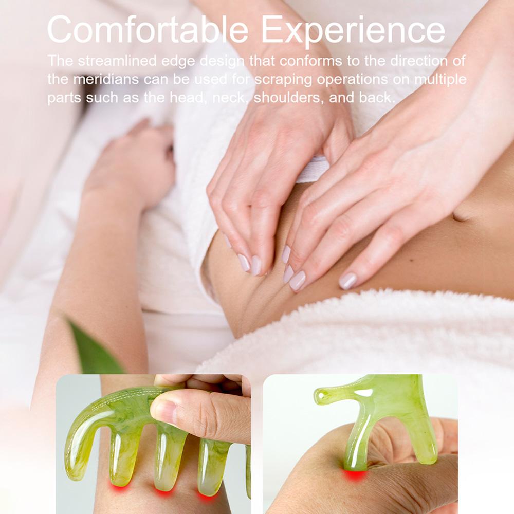 Mini-Massagekamm - Akupressur-Werkzeug zur Entspannung von Kopfhaut & Körper für Haarpflege & Stressabbau - Tragbares & Ergonomisches Design