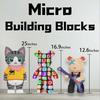 Number Graffiti Bear Brick Micro Building Block Set (3688 pieces) Animal Wink Toys Blocks Gift Adults