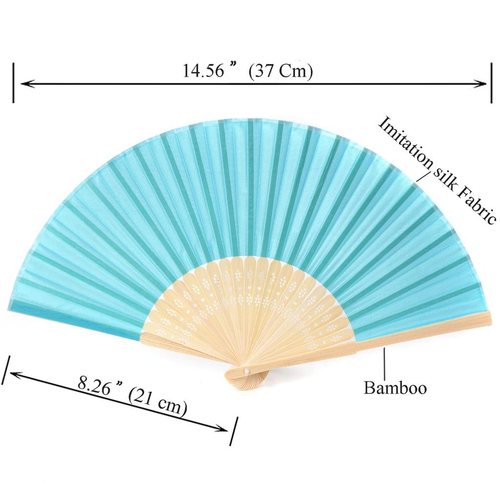 50/24pcs Paper Bamboo Folding Fans Adults Children's Calligraphy Painting Wooden Paper Folding Hand Fan Bride's Wedding Gifts