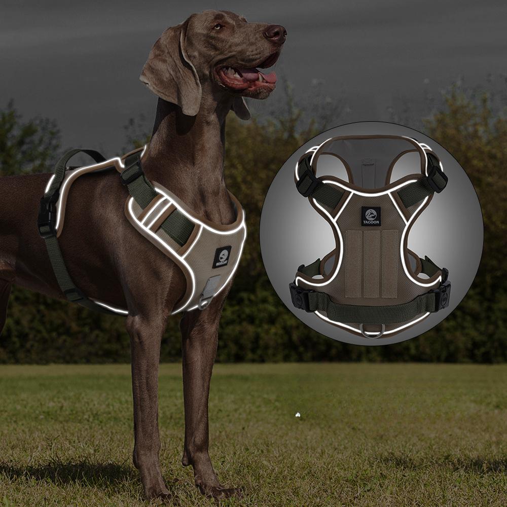Hundeleine Kann Angehoben und Explosionsgeschützt und Gehetzt Hundeleine Mittelgroß und Groß Hundegeschirr Hundebrust und Rücken
