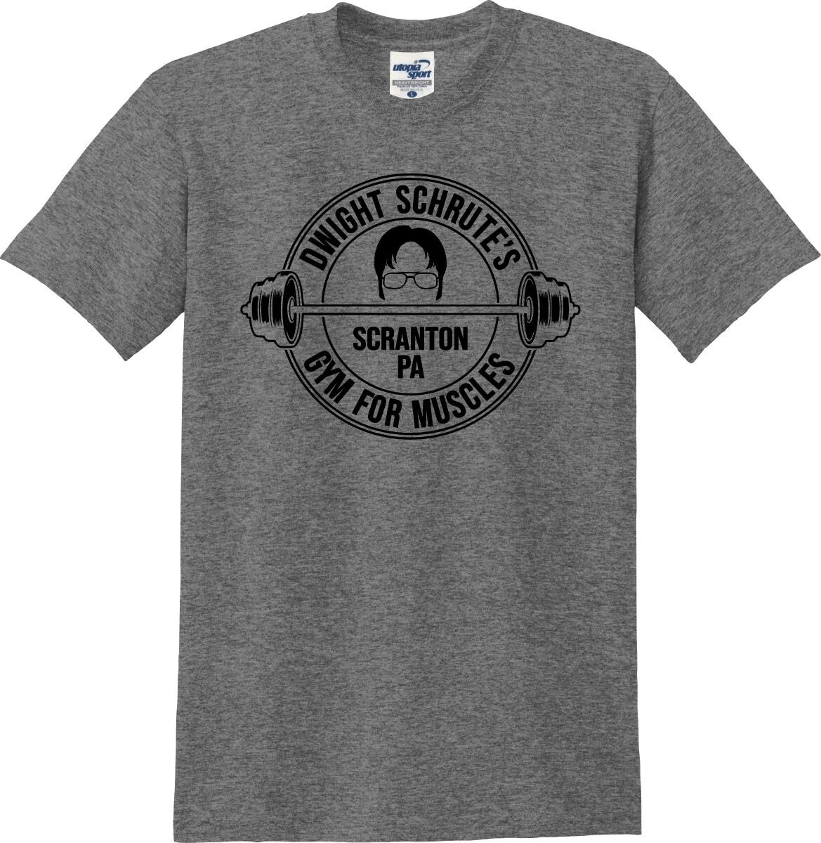 Dwight Schrute s Gym For Muscles Funny Unisex T shirt (S-5X) 4XL