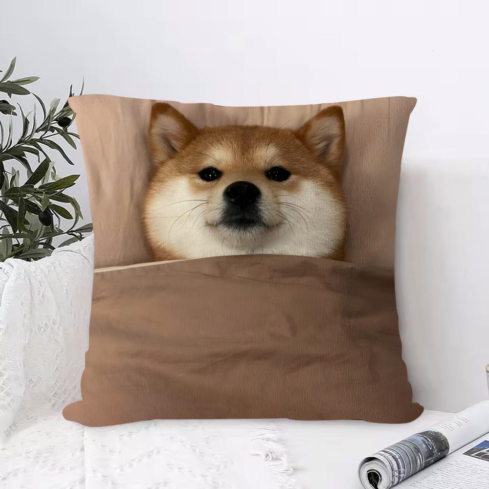 K-Kimi No Suizo WoTabetaiES Cushion Cover Anti-dustmite Pillowcase Invisible Zipper Silky Short Plush Sofa Cushion Cover 30cmx30cm