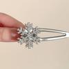 Gifts Christmas Rhinestones Snowflake Hair Clip Metal INS Style BB Clip Sweet Side Hairpin Hair Accessories
