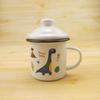 OLOEY Enamel Dinosaur Kids Cup