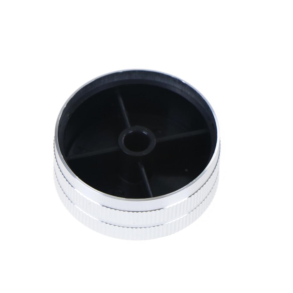 1Pcs High Quality Aluminum Potentiometer Knob Cap Dia 40mm Volume Control Knob Aluminum Knob Audio Knob Switch Caps Silver Color