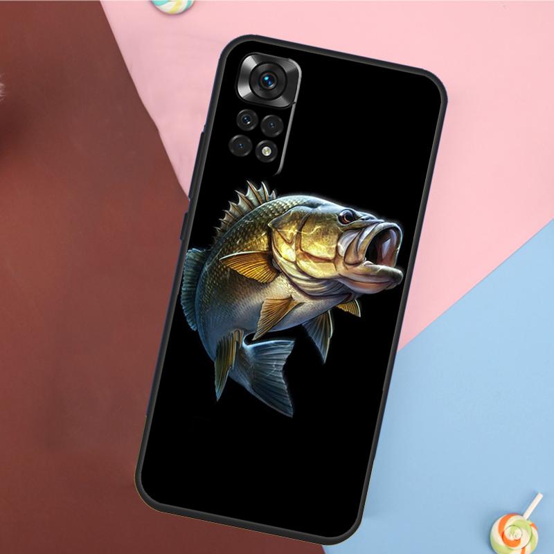 Bass Fishing Cover For Xiaomi Redmi Note 14 13 12 9 10 11 Pro 9S 10S 11S 12S Redmi 14C 10C 12C 13C Case