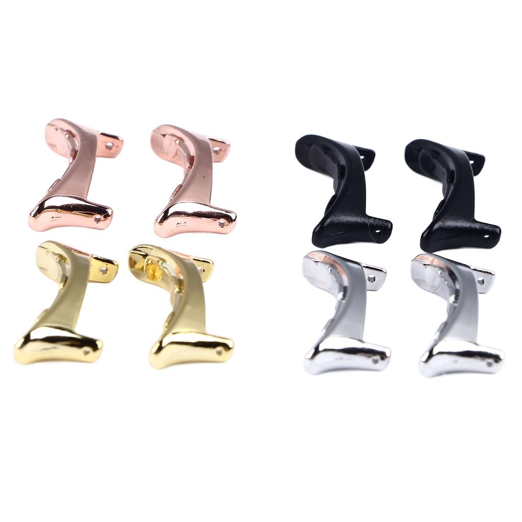 8 Pcs Watch Band Connector Black Gold Rose Gold Silver Alloy Strap Connection Adapter for Google Pixel Watch 2 1