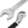 JCB 12mm Cr-V 12-point double-ended open-end wrench, 75 degrees angled