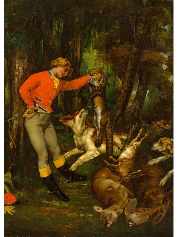 Realism Famous Artist Gustave Courbet River Rocks Forest Landscape Poster Canvas Painting Wall Art for Living Room Home Decor