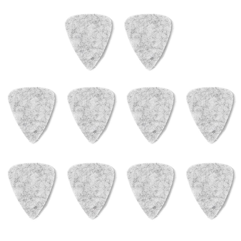 10pcs Electric Guitar Bass Ukulele Felt Picks Electric Guitar Mandolin Plectrum Classic Guitar Picks Ukulele Accessories