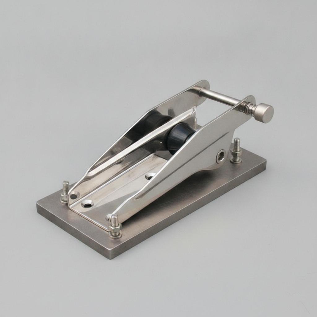 Stainless Steel Anchor Bracket Hinged Hardware Polished for Sailboats, Mariners