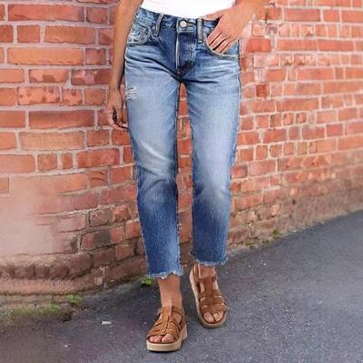 2025 Trendy European & American Women's Slim-Fit Casual Jeans