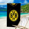 1pc B-BVB Beach Towel, Beach and Seaside Swimming Pool Equipment, Fashion Pattern, Rectangular, Travel Essentials