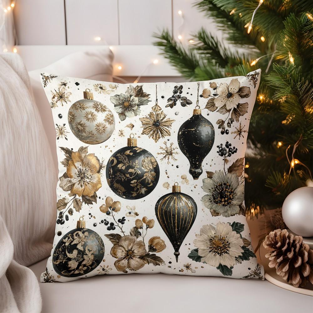 Home Decor Cute Fawn Pattern Pillow for Cozy Decor Pattern Cushion Cover Suitable for Sofa Bedroom Car Pillow Cover