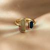 Devils Eyes Retro Ring For Men Copper Color Punk Gothic Adjustable Cuff Ring Rock Hiphop Handmade Jewelry Accessories Man Gift