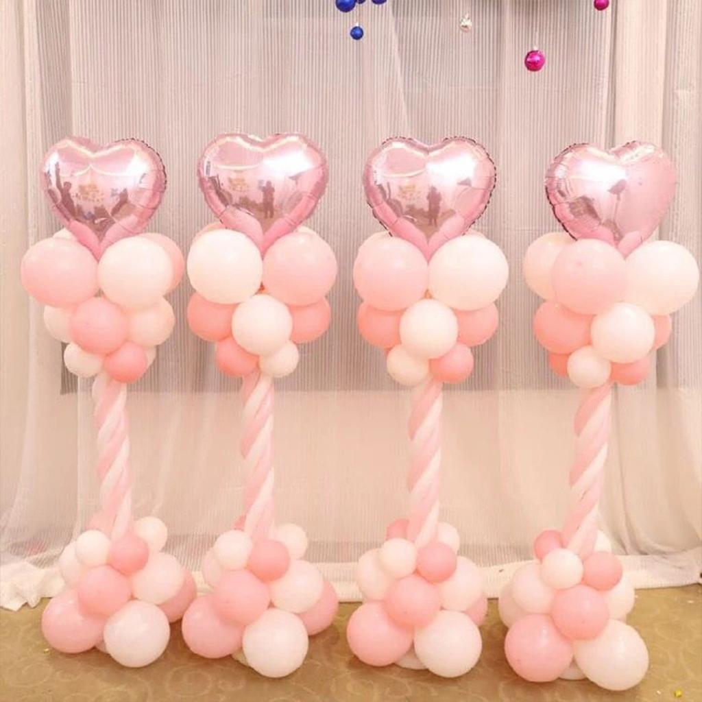 1/2set Adjustable Balloon Stand Metal Balloon Column Stand With Bases Balloon Tower Pillar for Graduation Birthday Wedding Party 5