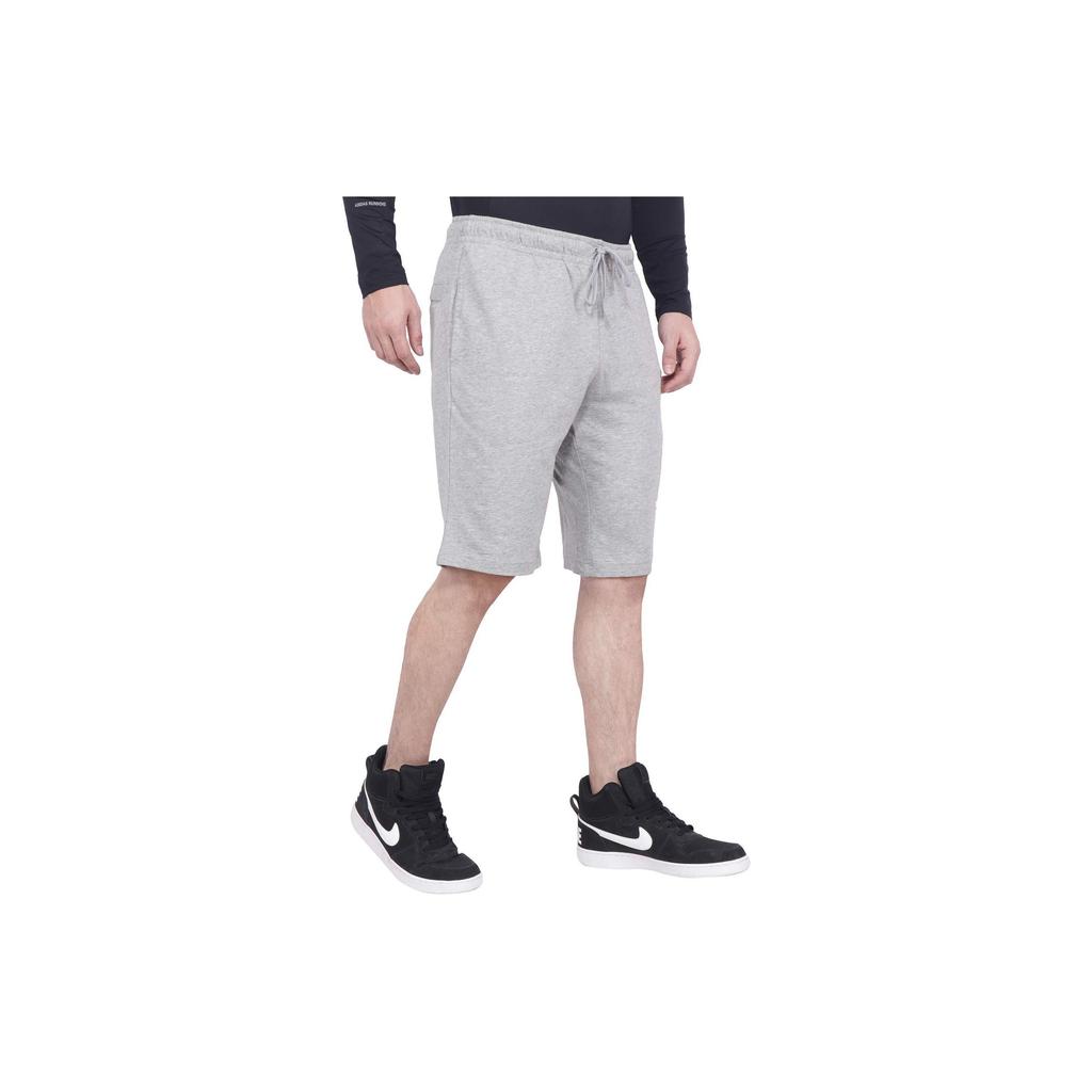 Nike Short de Sport en Tricot à Petit Logo Homme Bas Gris 804420-063