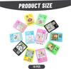 10Pcs Slide Puzzle, 16-Grid Cute Portable Mini Animal Puzzle, Safe Smooth Educational Toys for Girls, Boys ;1