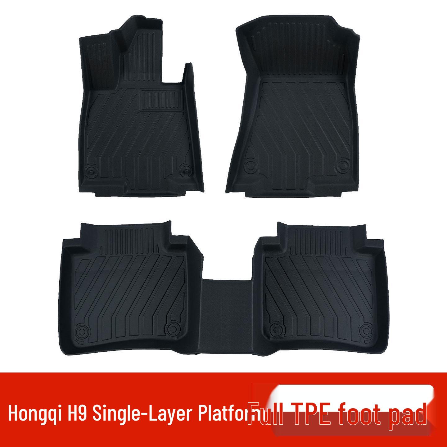 

Eco-Friendly TPE Car Floor Mats for Hongqi H9 - Odorless, Double-Layer, Wear-Resistant Interior Protection